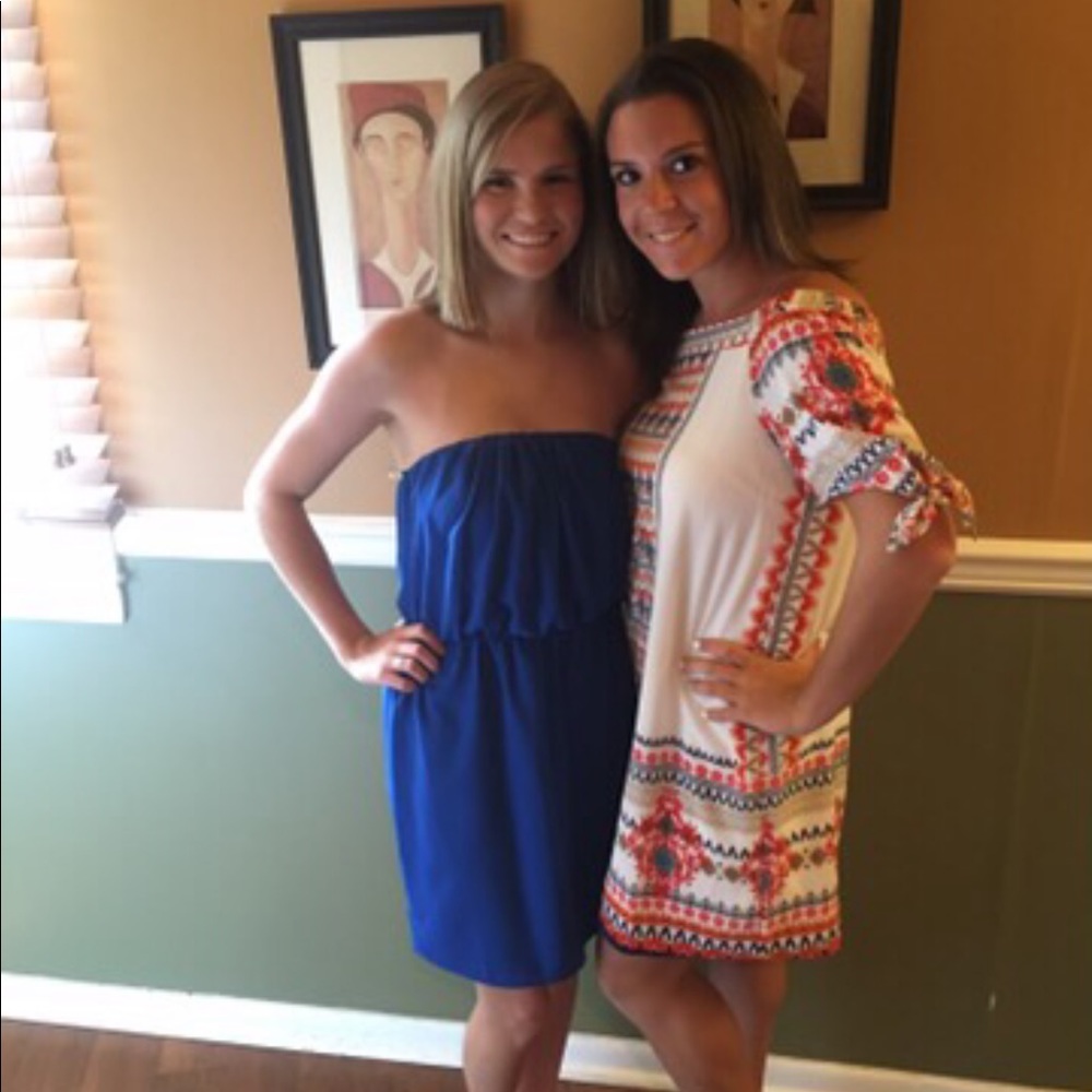 Strapless dress